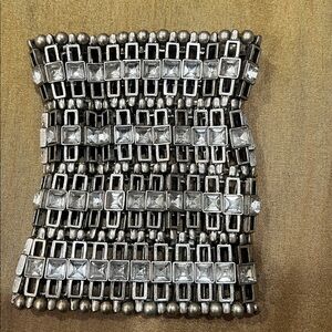 Silver Beaded Bracelet